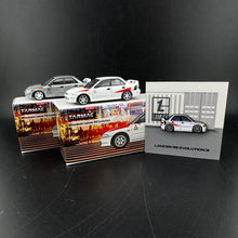 Load image into Gallery viewer, SPECIAL HOLIDAY PRICE! Lamley Special Edition Tarmac Works Mitsubishi Lancer RS Evolution & Leen Customs Pin Bundle