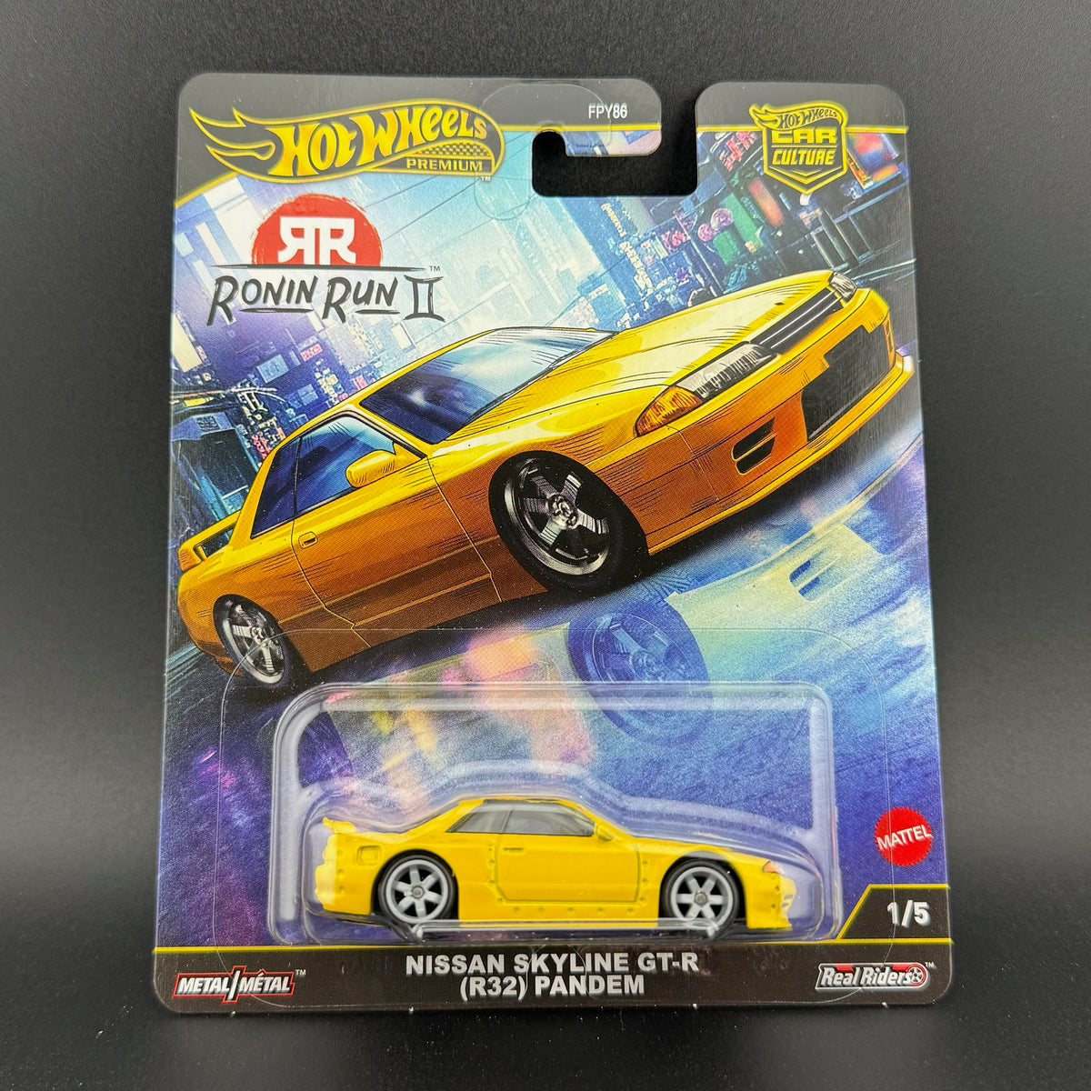ニッサン・スカイライン GT-R (R32) パンデム(チェイスカー) HOT WHEELS PREMIUM NISSAN SKYLINEGT-R (R32) PANDEM MODERN CLASSIC