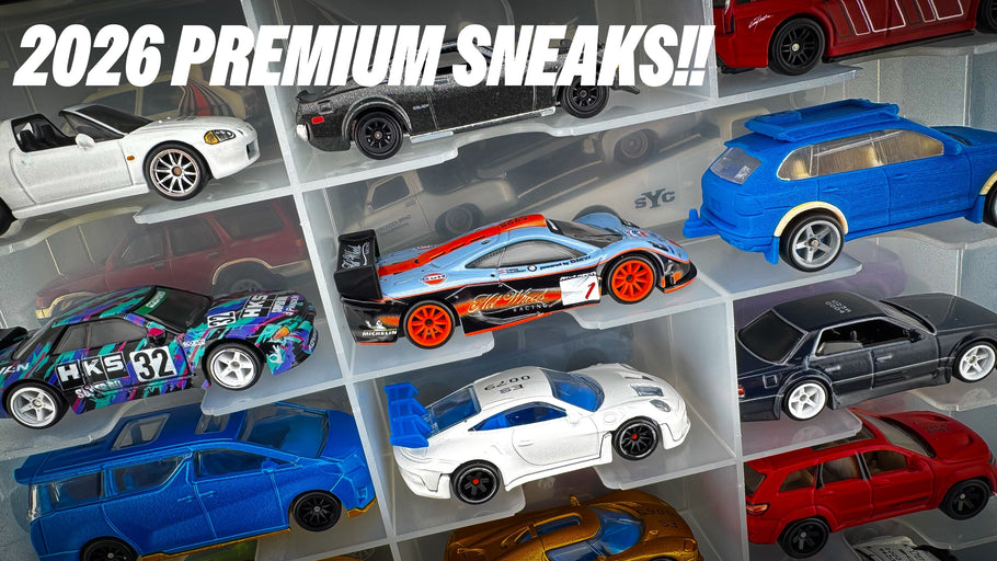 Hot Wheels 2026 Premium Sneaks! FERRARI, PORSCHE, Car Culture & More w/ Ron Wong