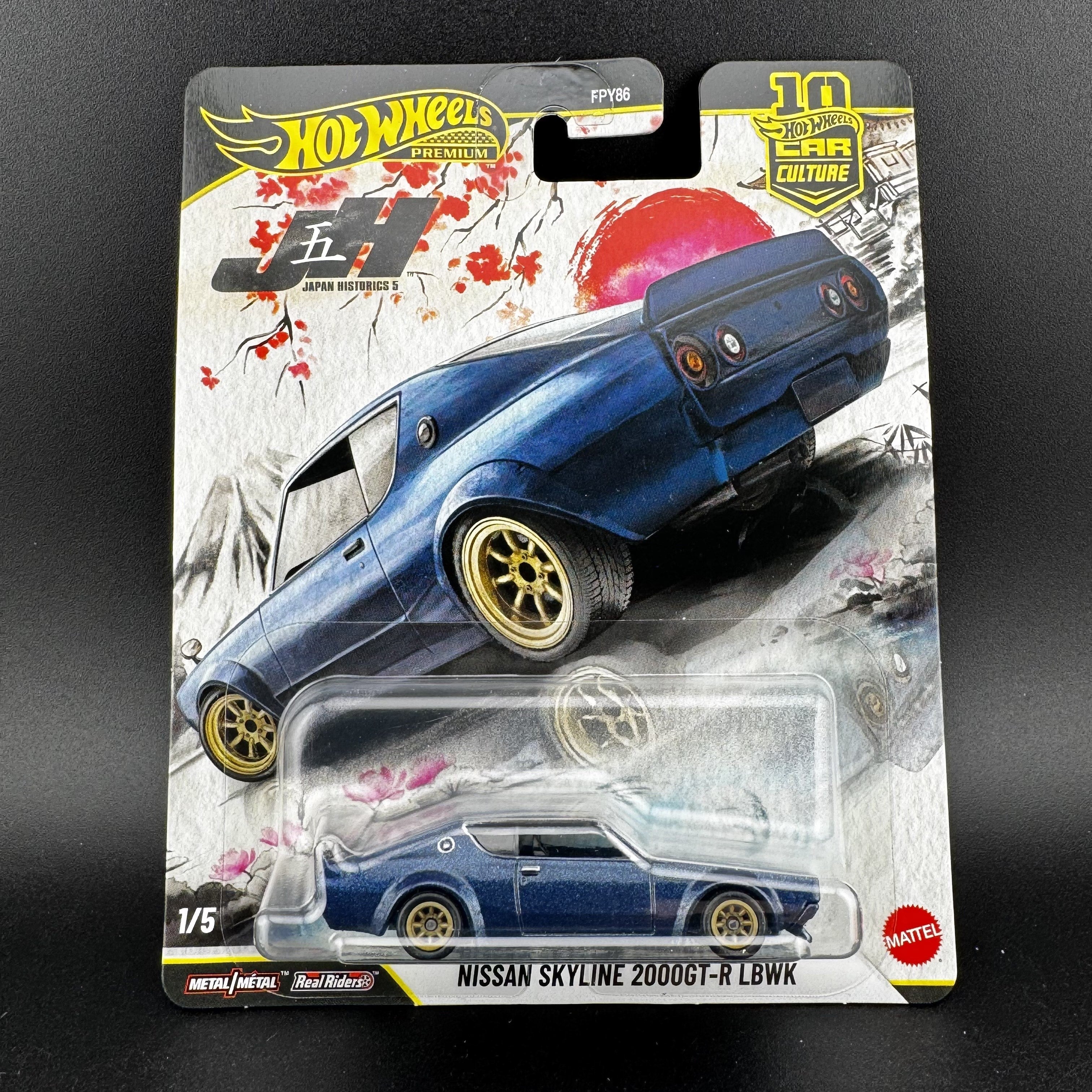 Hot Wheels NISSAN SKYLINE 2000GT-R LBWK - Japan Historics 5 - Car