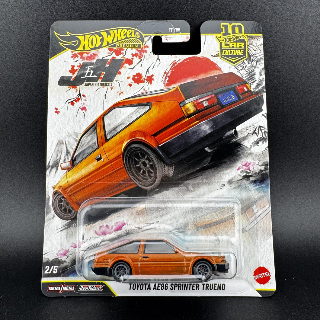 Hot Wheels TOYOTA AE86 SPRINTER TRUENO - Japan Historics 5 - Car Culture (2026)