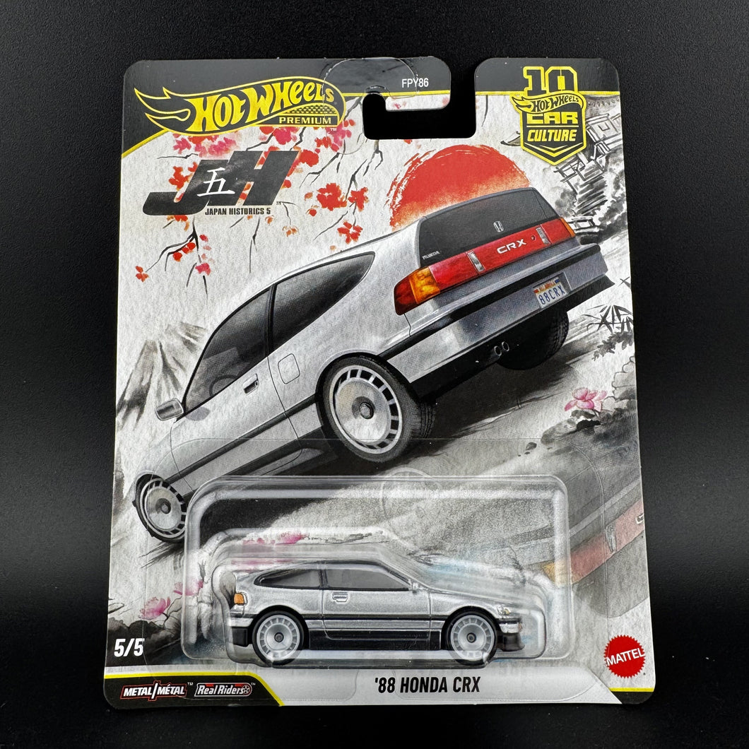 Hot Wheels '88 Honda CRX - Japan Historics 5 - Car Culture (2026)