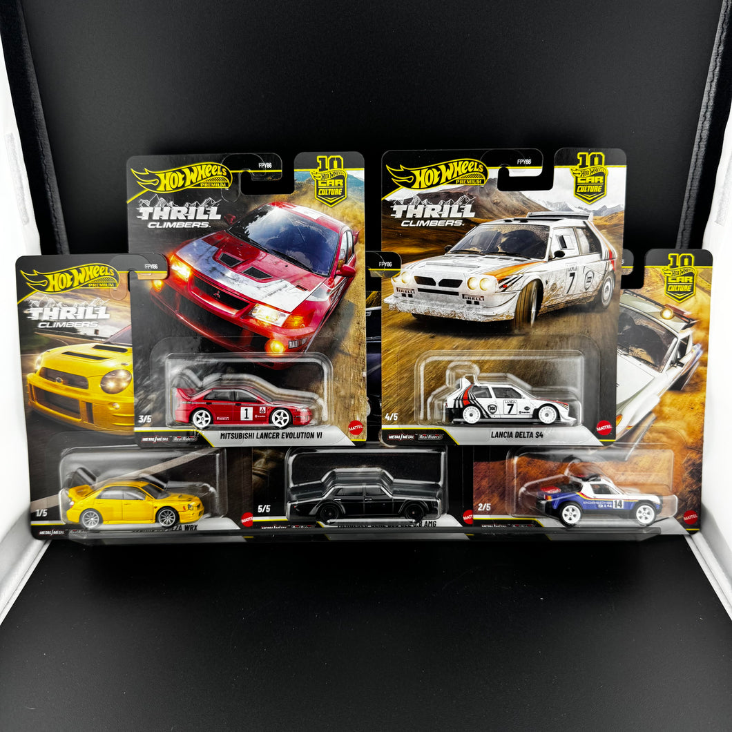 THRILL CLIMBERS II | Hot Wheels 2026 Car Culture 5-Car Premium Set