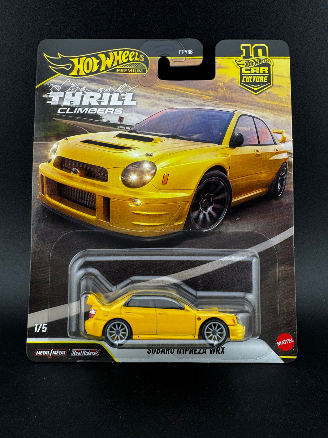 Hot Wheels Subaru Impreza WRX - Car Culture Thrill Climbers II
