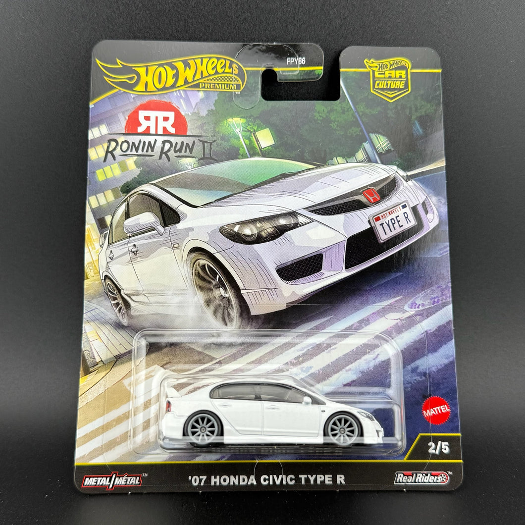 Hot Wheels '07 HONDA CIVIC TYPE R - Car Culture Ronin Run II