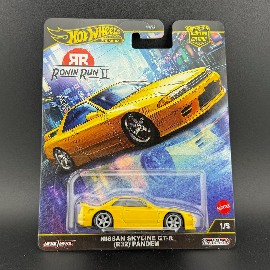 Hot Wheels NISSAN SKYLINE GT-R (R32) PANDEM - Car Culture Ronin Run II