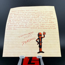 Load image into Gallery viewer, Hot Wheels SDCC 2017 Spider-Man Buggy DEADPOOL CHASE W/ LETTER
