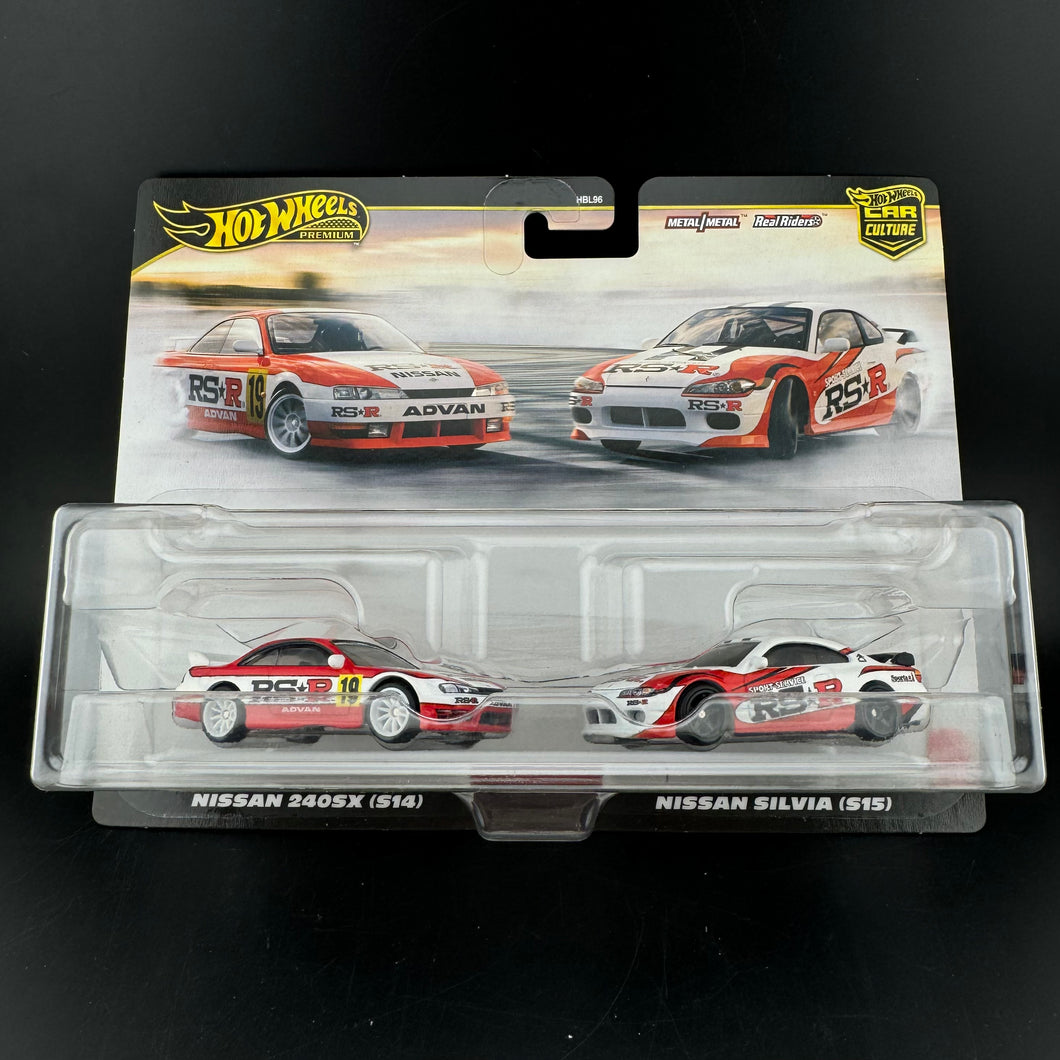 HOT WHEELS NISSAN 240SX (S14) & NISSAN SILVIA (S15)| Premium 2