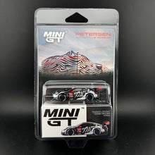 Load image into Gallery viewer, MINI GT Porsche 911 GT3 R #77 Rexy Skeleton AO Racing Petersen Museum Exclusive
